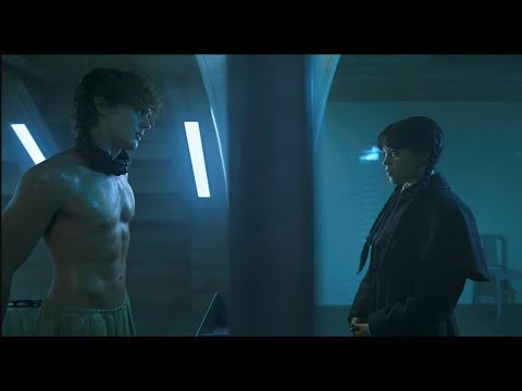 Wednesday S2:E2 - Wednesday Meets Tyler Galpin The Hyde Monster Mental Hospital Scene [Part.1] (4K)