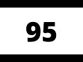 95 Second Countdown Timer White Screen With Sound Effect