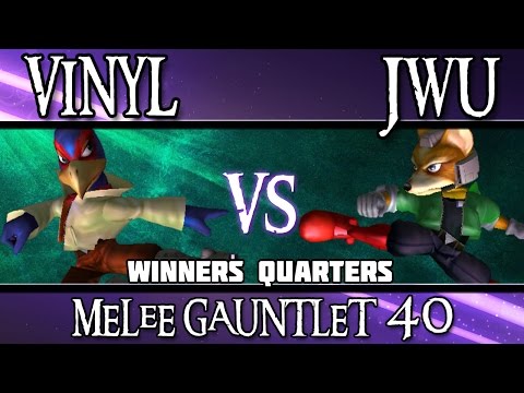 Melee Gauntlet 40 - Vinyl (Falco, Fox) vs. Jwu (Fox, Marth) - WINNERS QUARTERS