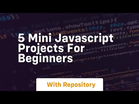 5 mini javascript projects for beginners