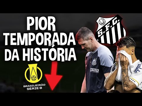 A Trajetória do Santos até o REBAIXAMENTO (Rodada a Rodada)
