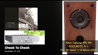 Eva Cassidy - Nightbird 14. Cheek to Cheek ～ 17. Next Time You See Me 空気録音 Altec Lansing 405 8H