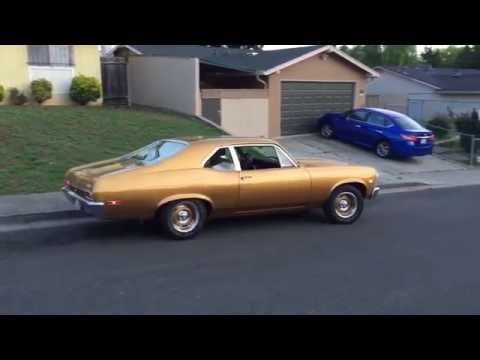 72 nova 383 2nd gear rolling start. Comp cams extreme energy. Goes bananas. Family Affiliates