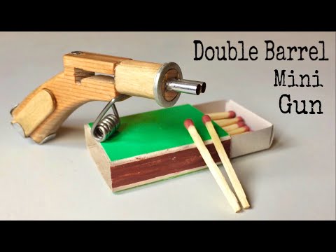 How to Make a Mini Double Barrel Matchstick Gun