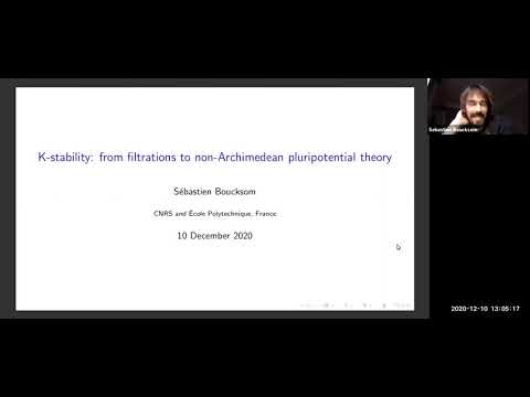 Sébastien Boucksom (École Polytechnique) - Non-Archimedean pluripotential theory and K-stability