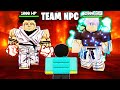 I Added TEAM NPC BOSSES To Jujutsu Shenanigans