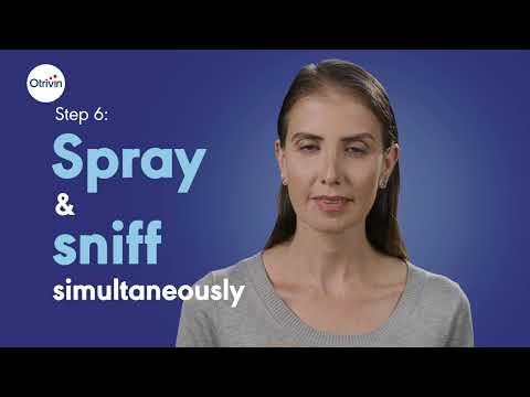 Otrivin Original 0.1% Adult Nasal Spray For Blocked Nose 10ml