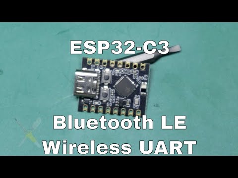 BitBastelei #593 - Bluetooth LE (BLE) UART-Emulation mit ESP32-C3 und Arduino