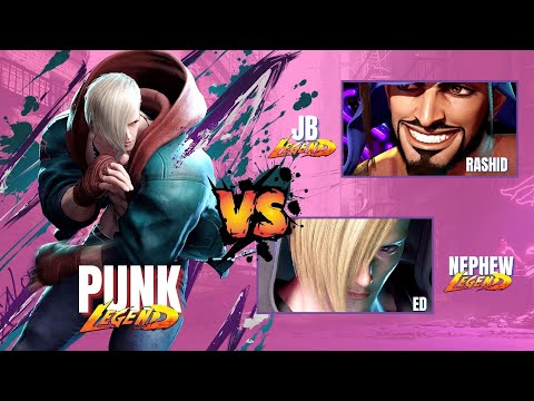 SF6 - PUNK (Ed) VS JB (Rashid) / NEPHEW (Ed) - Ranked Matches