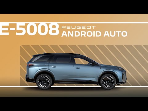 Part of a video titled Peugeot E-5008 & 5008 | Tutorial | Mirroring Android Auto - YouTube