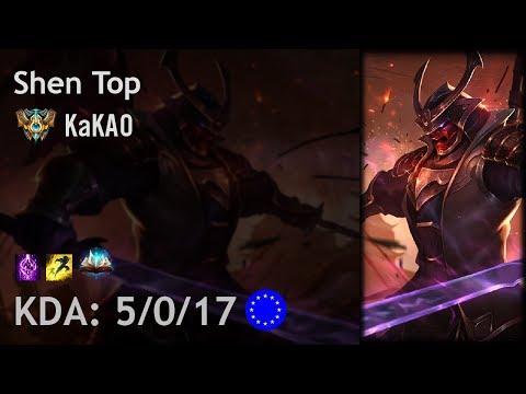 Shen Top vs Cho'Gath - KaKAO vs Lucete - EUW Challenger Patch 8.2