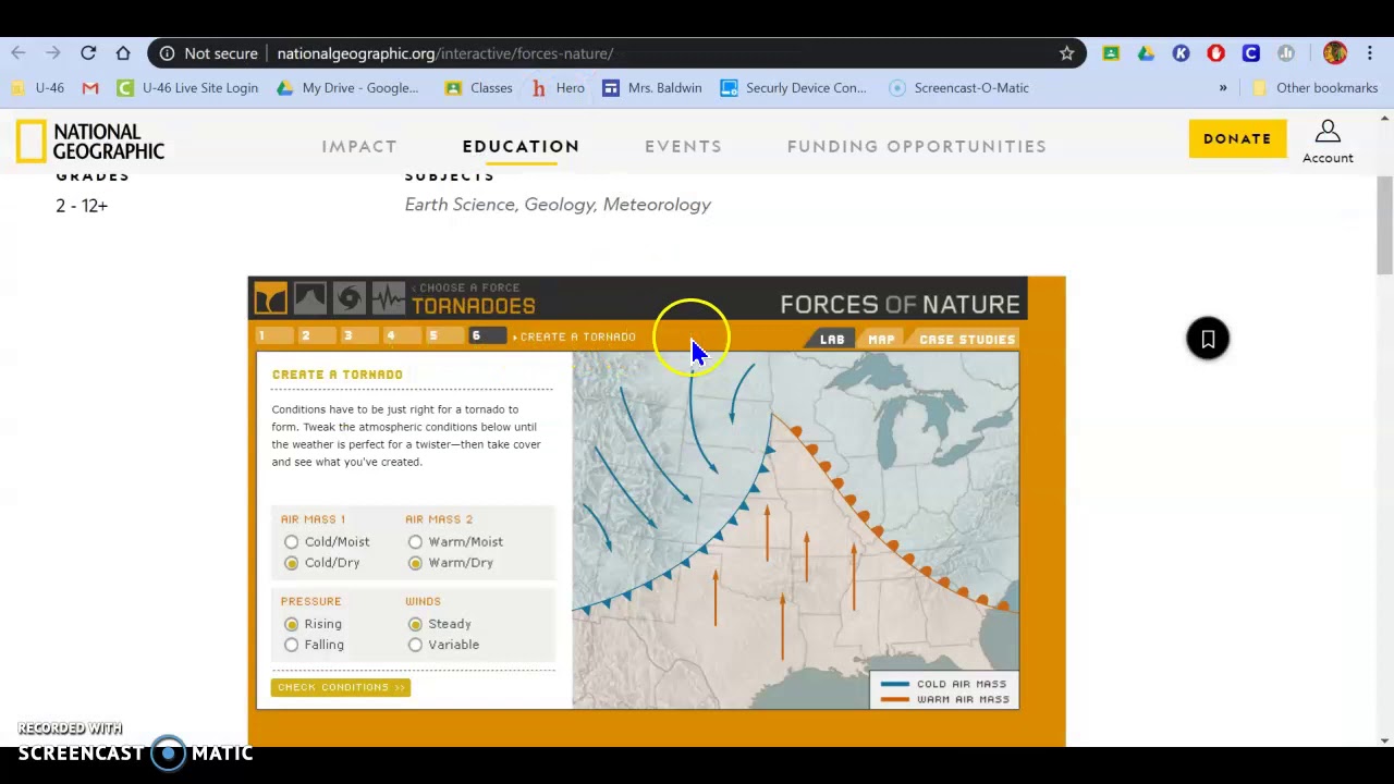 Natural Disasters WebQuest