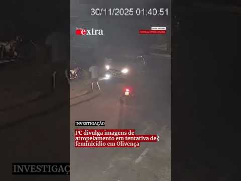 PC divulga imagens de atropelamento em tentativa de feminicídio em Olivença