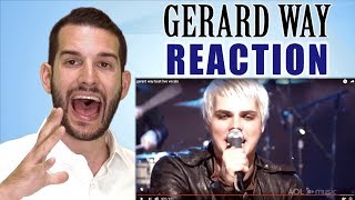 SINGING TEACHER reacts to Gerard Way