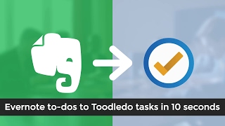 Evernote to Toodledo Integration - To-dos