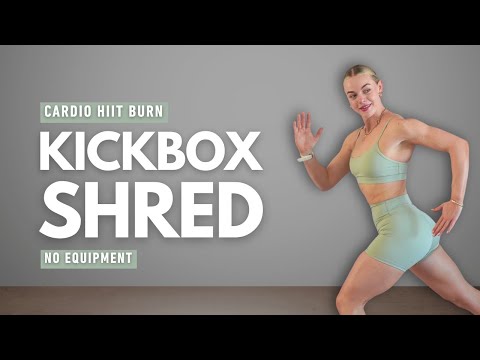 20 Min SWEATY Kickboxing Cardio HIIT Workout | No Equipment