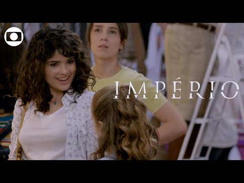 Eliane abre um quiosque para tentar melhorar a vida da família | Império | Cap. 3 - 14/04 | TV Globo