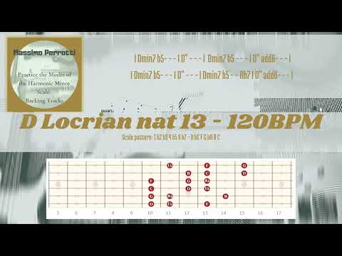 Backing track D Locrian ♯6 120BPM – a.k.a. Locrian 13, Locrian Natural 6, Locrian #6