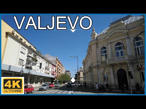 [4K] Valjevo - Serbia🇷🇸Walking Tour - City Centre