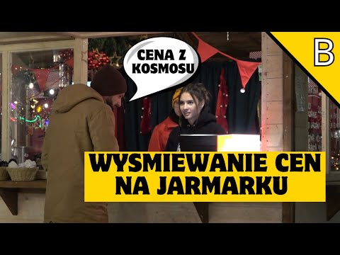 WYŚMIEWANIE CEN NA JARMARKU
