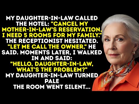 My Daughter-In-Law Took My Room For Her Guests.Then The Receptionist Looked At Me - Said “Follow Me”