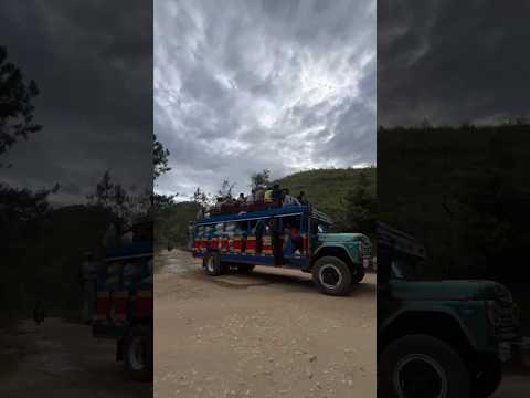 Asi sale esta chiva desde Corrales pedernal hacia Teruel Huila Colombia cargada con café #campo