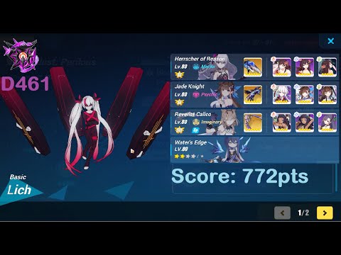 Nirvana D461: Bloodthirst - BIO-MECH Mobs | SS1 HR - SS0 JK - SSS RC | Honkai Impact 3rd