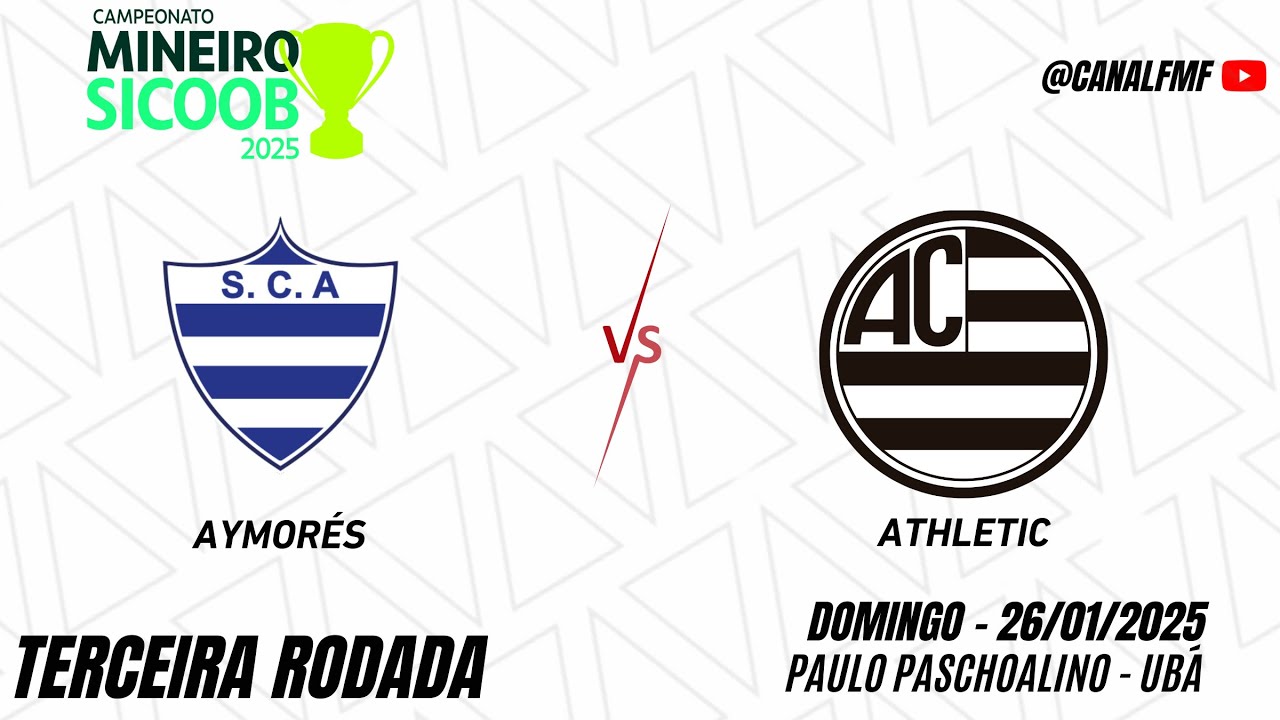 Aymorés x Athletic - Terceira rodada Mineiro Módulo I