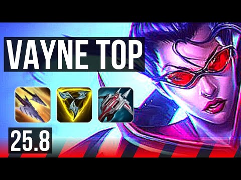VAYNE vs YASUO (TOP) | 65% winrate | EUW Master | 25.8