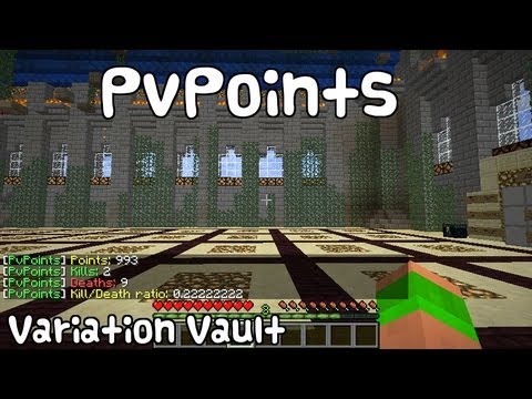 VariationVault - Minecraft Bukkit Plugin - PvPoints - Get points for pvp / stats / KD