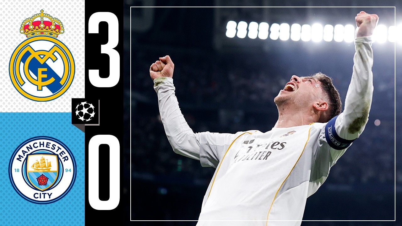 Real Madrid CF 3 - 0 Manchester City FC highlights