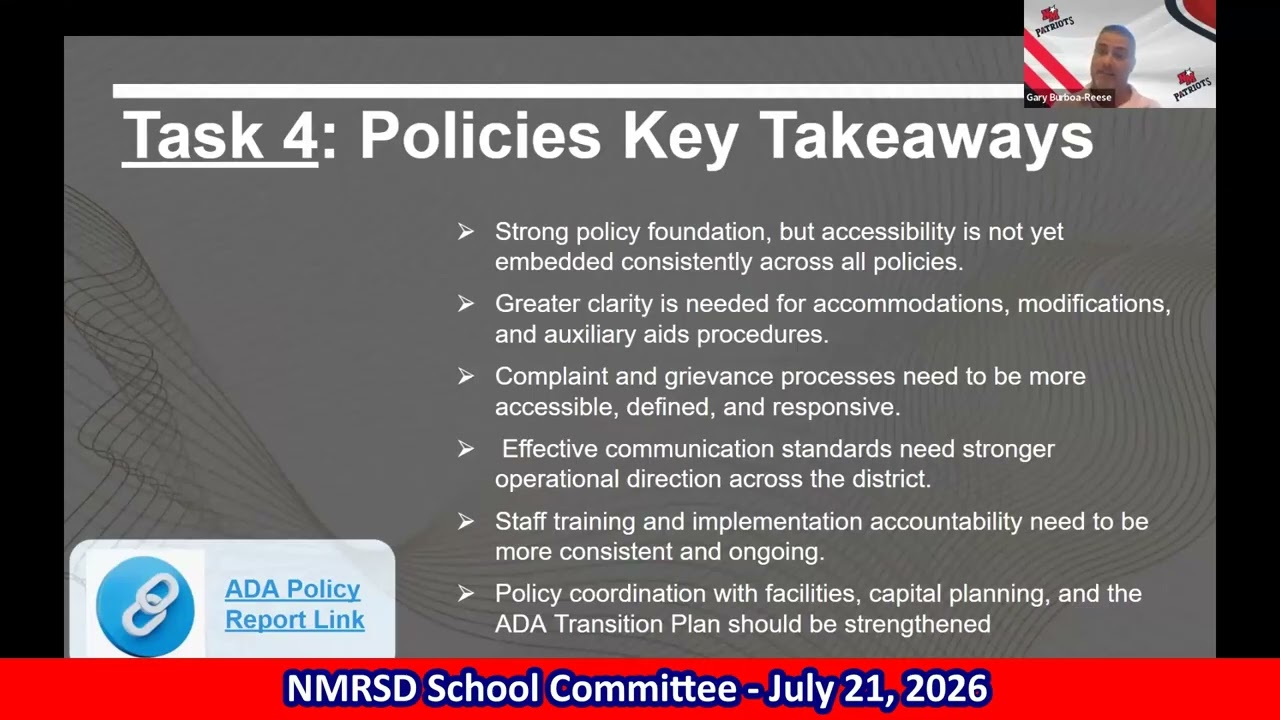 From the School Committee