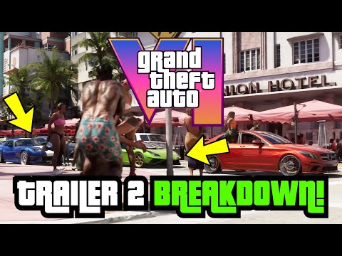 GTA 6 Full Trailer 2 Breakdown: All Cars, Characters, Map Locations, Story & More