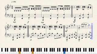 Cream on Chrome - Ratatat - Piano cover tutorial + sheet music