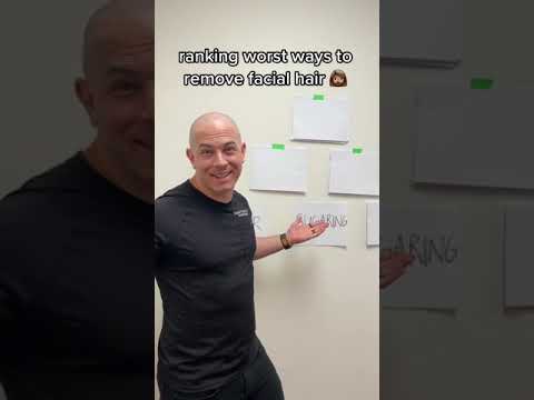 Ranking worst ways to remove facial hair 🧔🏽‍♀️