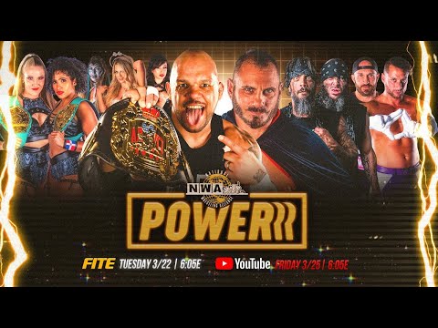 NWA Powerrr S8E1 | NWA Junior Heavyweight Title Match: Homicide v Aries! Bricoes vs OGK! The Hex!