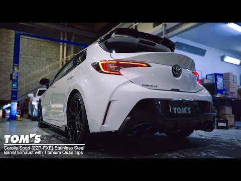 Toyota Corolla Toms racing exhaust