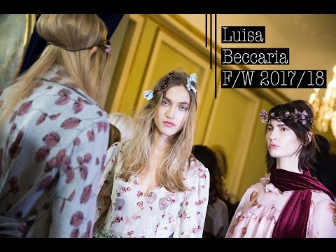 Luisa Beccaria | Milan Fashion Week F/W 2017/18 Show & BTS