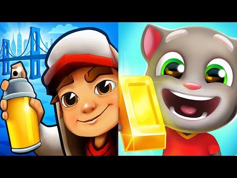 Talking Tom Gold Run VS Subway Surfers 2019 New York
