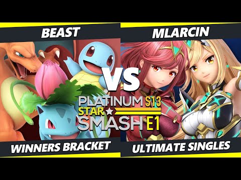 PSS S13 - Beast (Pokemon Trainer) Vs. Mlarcin (Pyra Mythra) SSBU Ultimate Tournament