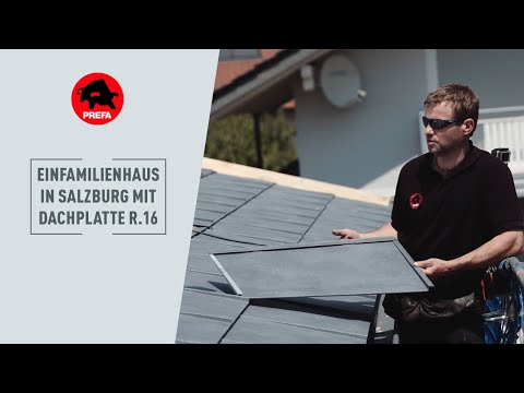 New construction with PREFA roof panel R.16, Mangelberger detached house in Salzburg