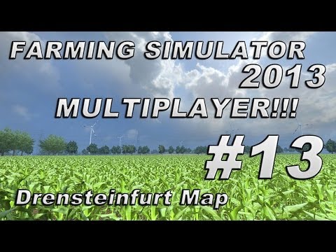 Let's Play Farming Simulator 2013 Multiplayer with ThomasSweden - Ep. 13 - Drensteinfurt Map!