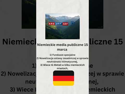 Niemieckie media publiczne 15 marca