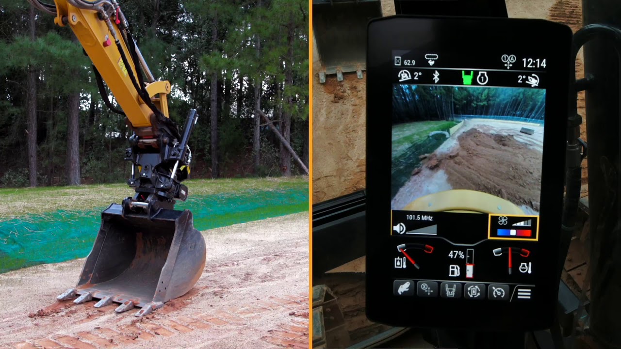 Cat® TRS Tiltrotator Display and Settings