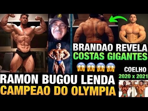 RAMON BUGOU UMA LENDA - BRANDÃO MOSTRA DORSAL ATUAL GIGANTE - EVOLUÇÃO DO LUCAS COELHO E MAIS