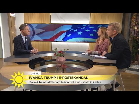 Ivanka Trump i e-postskandal: "Besvärande för hela administrationen" - Nyhetsmorgon (TV4)