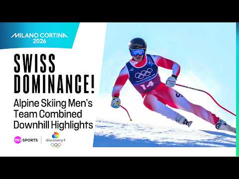 CAN'T STOP WINNING ⛷️| Alpine Skiing Men's Team Combined Downhill Highlights | Winter Olympics 2026