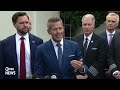 WATCH LIVE: Vance speaks at the White House - Video