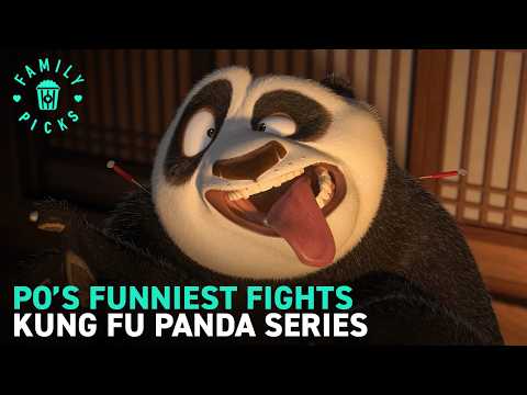 Po's Funniest Fights & Training Scenes | Kung Fu Panda Series