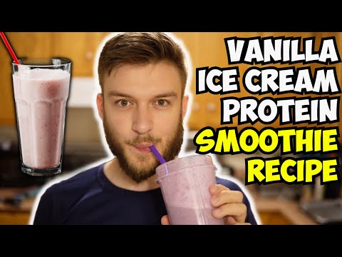 Vanilla Ice Cream Protein Smoothie Recipe Tutorial